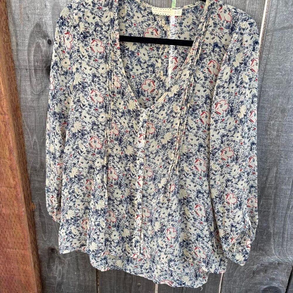 Pins and Needles Button-Up Shirt Womens Medium
